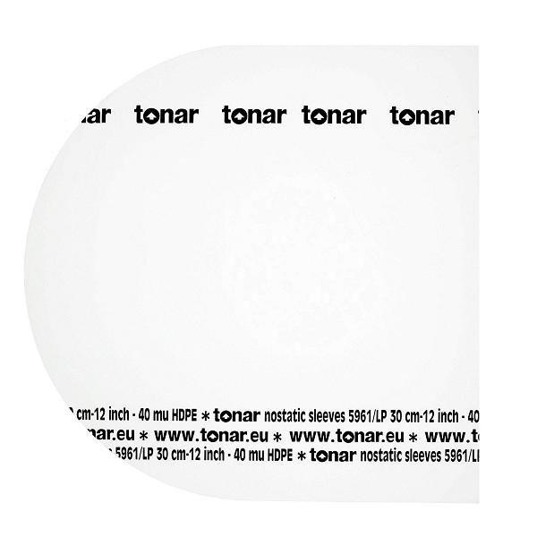 Tonar Audio LP INNER SLEEVE внутренний конверт 12